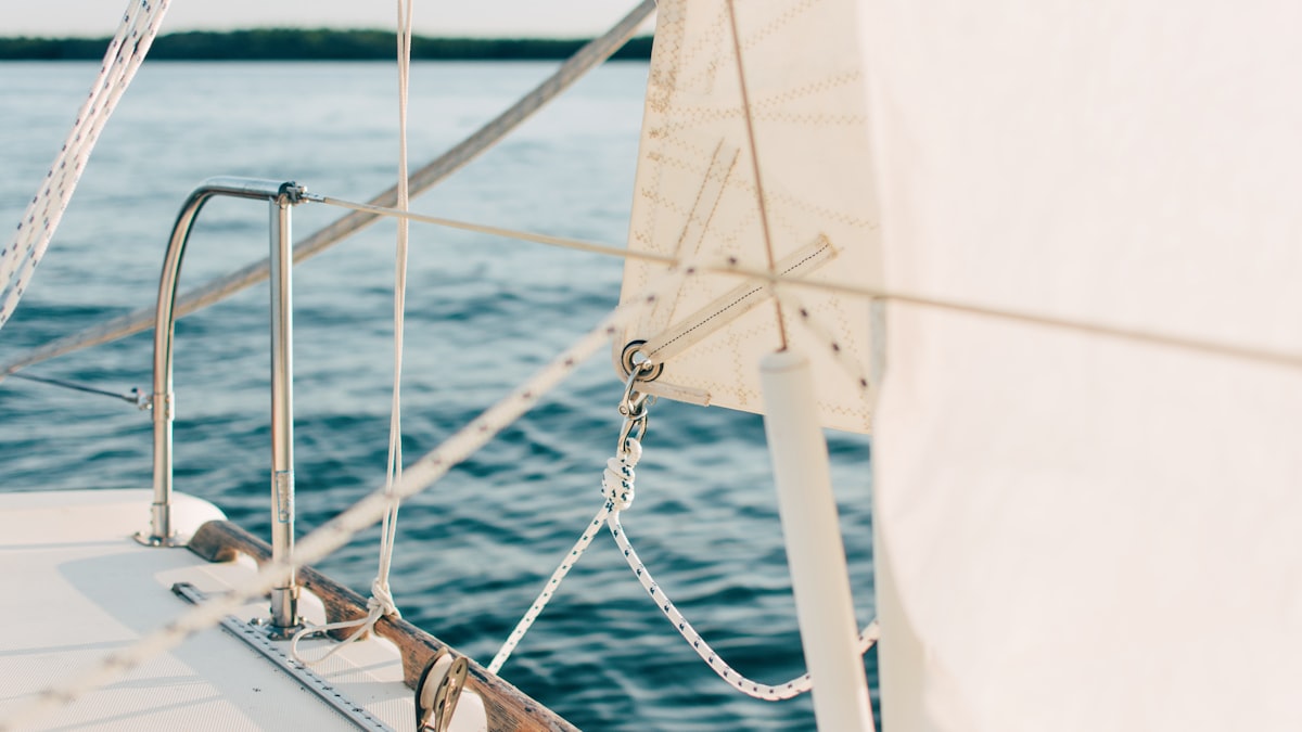 Dual-helm cockpit layout on a modern cruising sailboat
