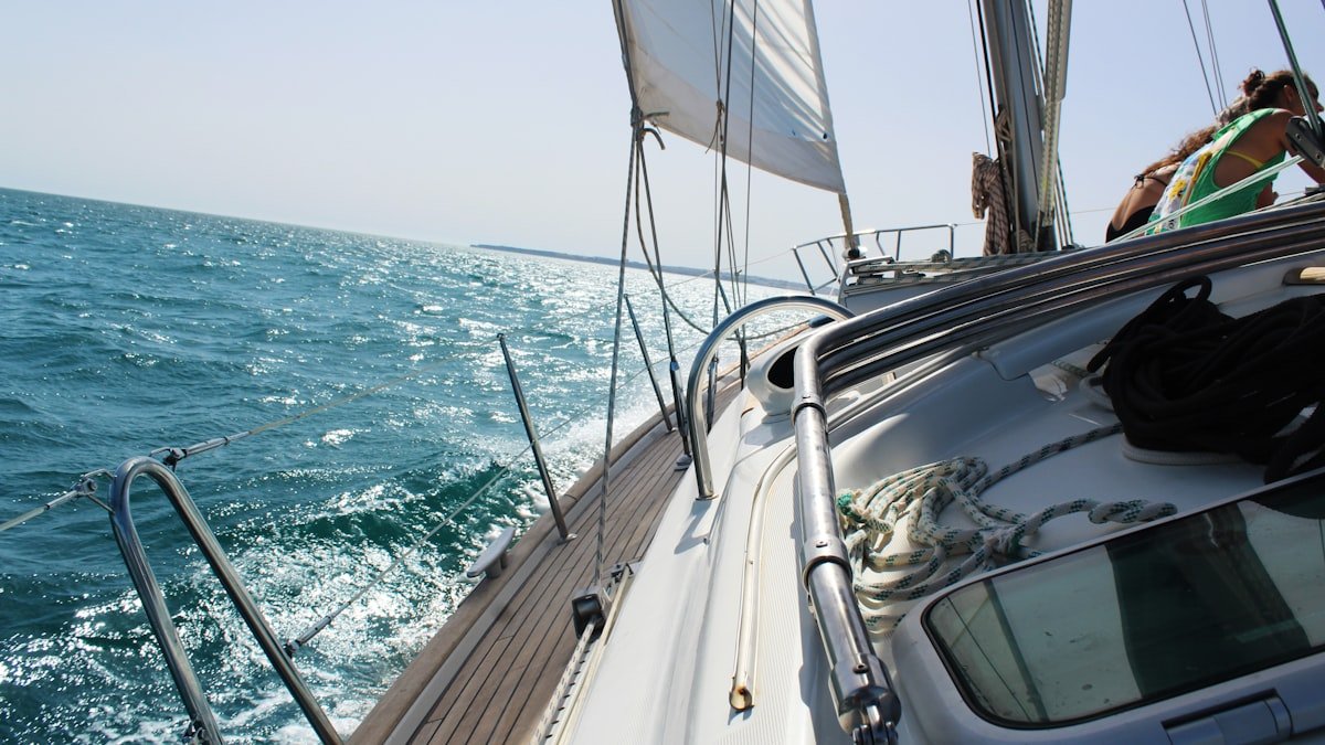 Nauta Design interior aboard a Beneteau Oceanis 48